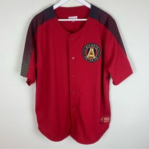 Mitchell & Ness Atlanta United Baseball Style Jersey